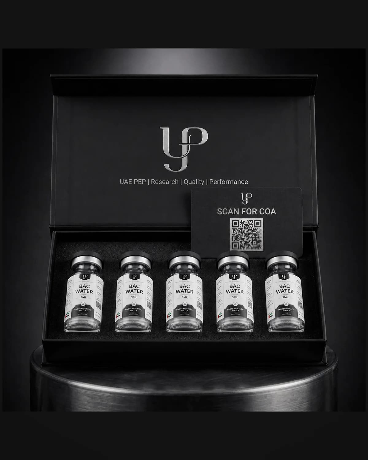 BAC Water Half-Kit · 5 vials